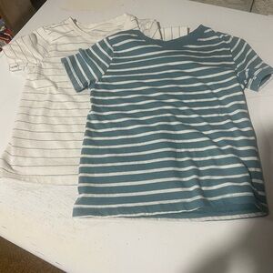 H&M Kids Tees in Blue and White Stripes